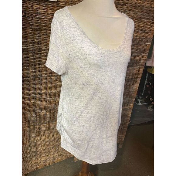 Liz Lange Maternity Light Gray Shirt Size Large-EUC - Picture 5 of 14